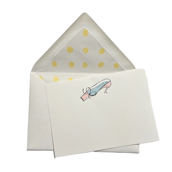 Marcel Schurman Letterpress Collection Blank Note Cards Ladies Shoe 12 sets - Picture 5 of 7